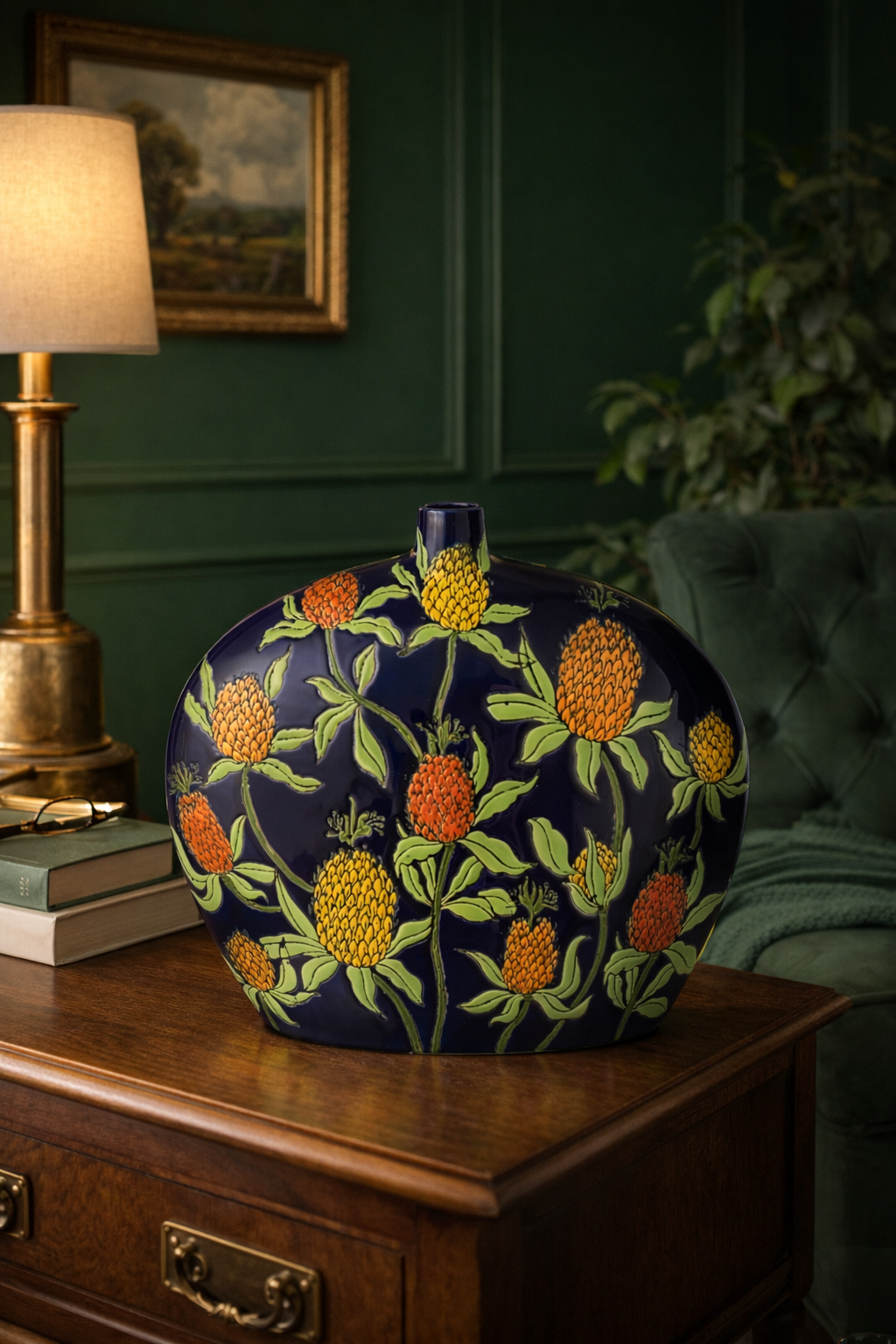 Porcelain Pineapple Vase