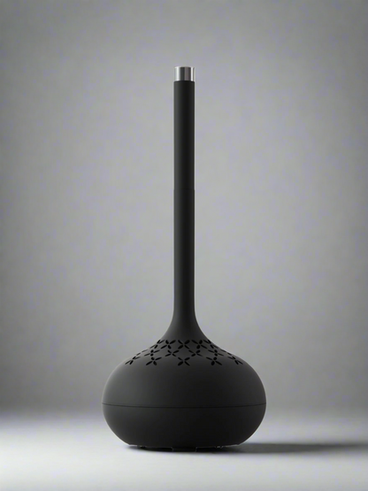Matt Black Mist Diffuser styled view – Leya Buster Interiors