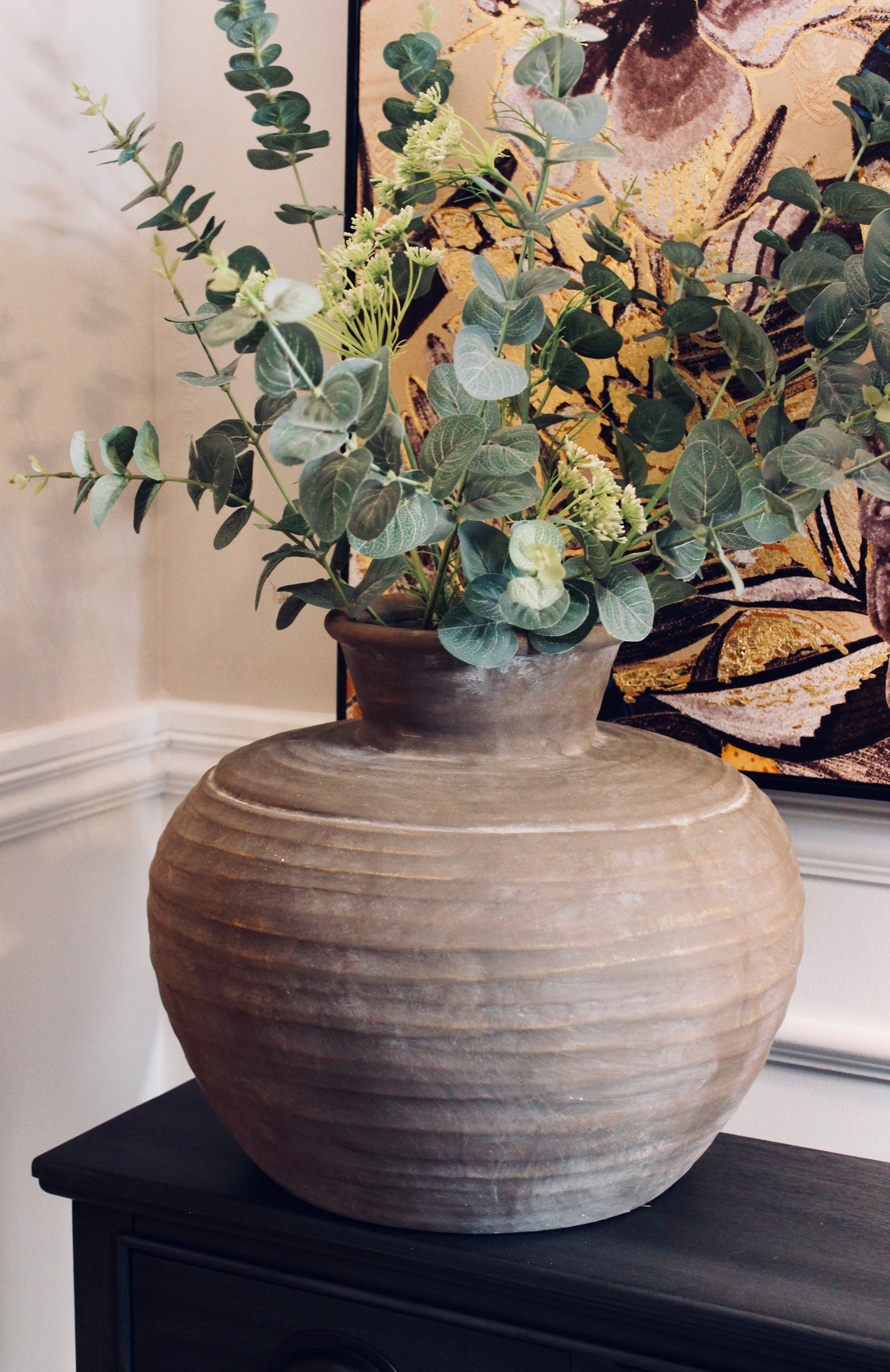 Charcoal Urn Vase