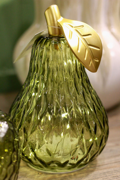 LED Green Pear Decorative Light – home decor at Leya Buster Interiors