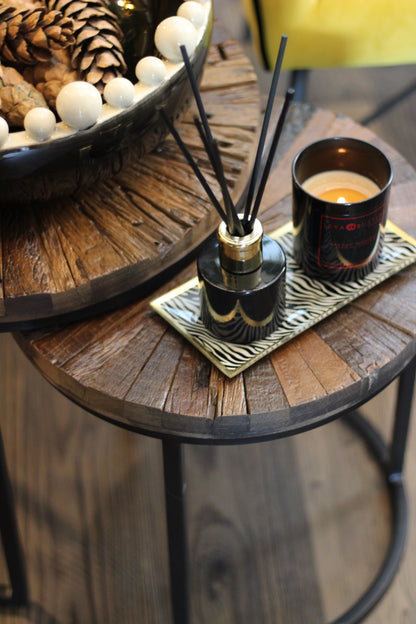 Zebra Trinket Tray styled view – Leya Buster Interiors