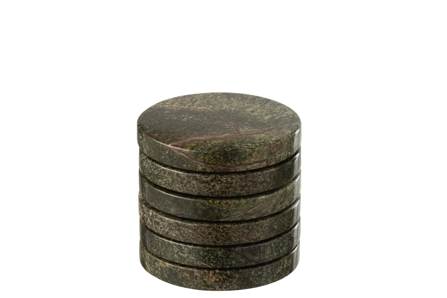 Green Marble Coasters Set Of 6