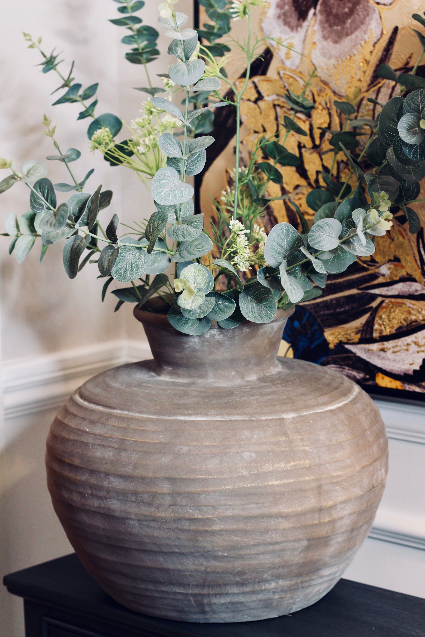 Charcoal Urn Vase