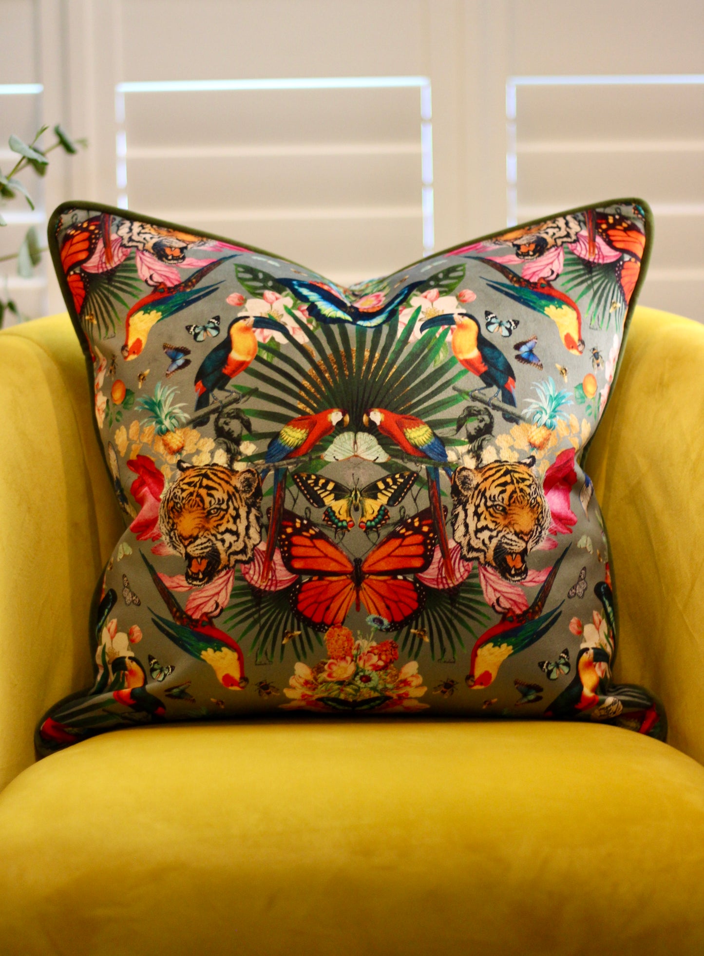 Myrtle & Mary Lost Paradise Cushion