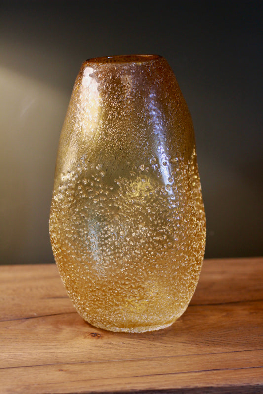 Ochre Handmade Glass Vase