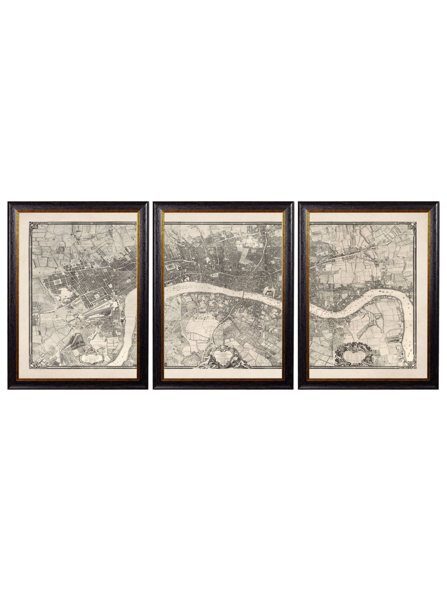 c.1746 London Triptych Map detail – Leya Buster Interiors