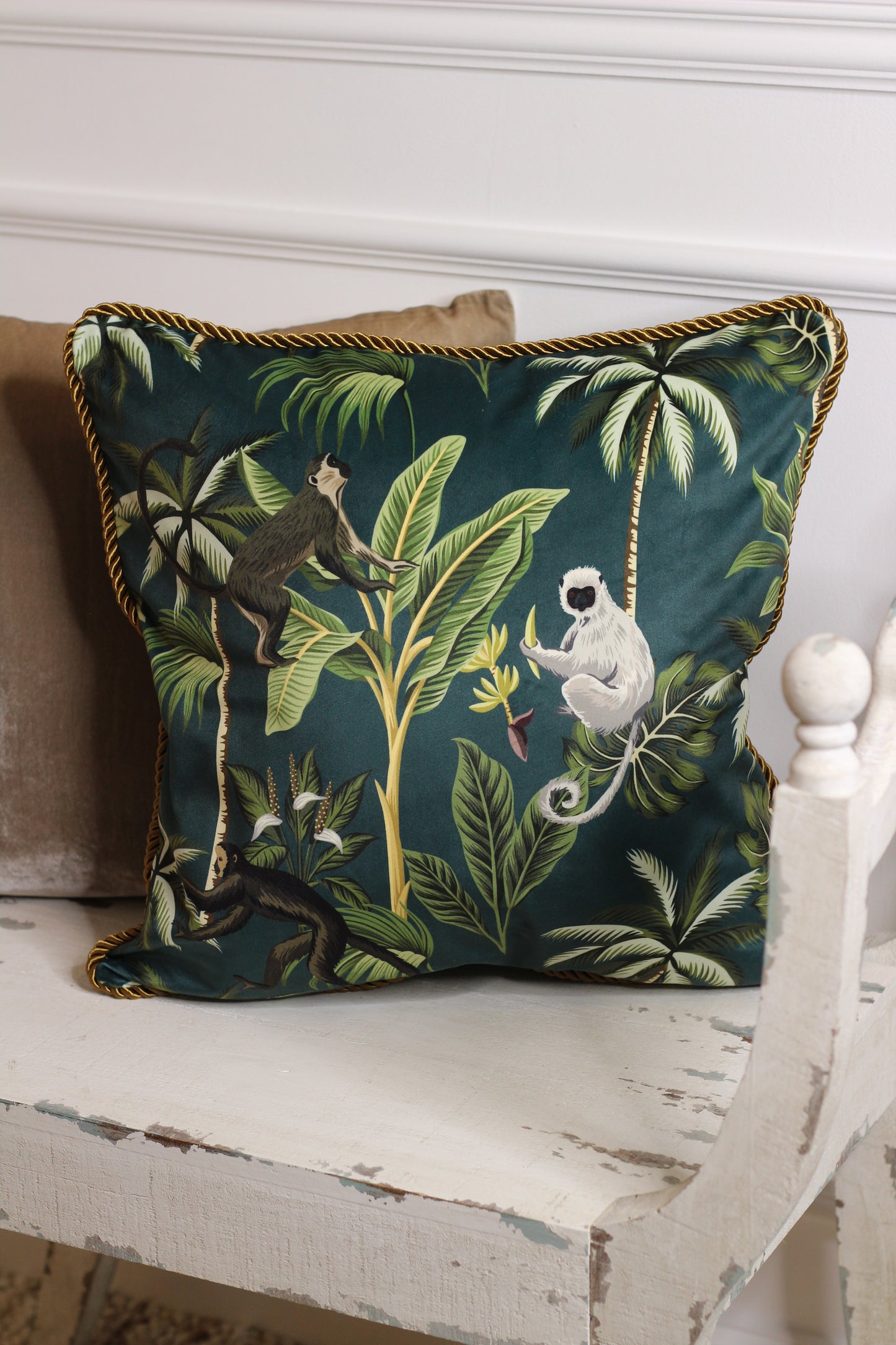 Monkeys In The Jungle Cushion