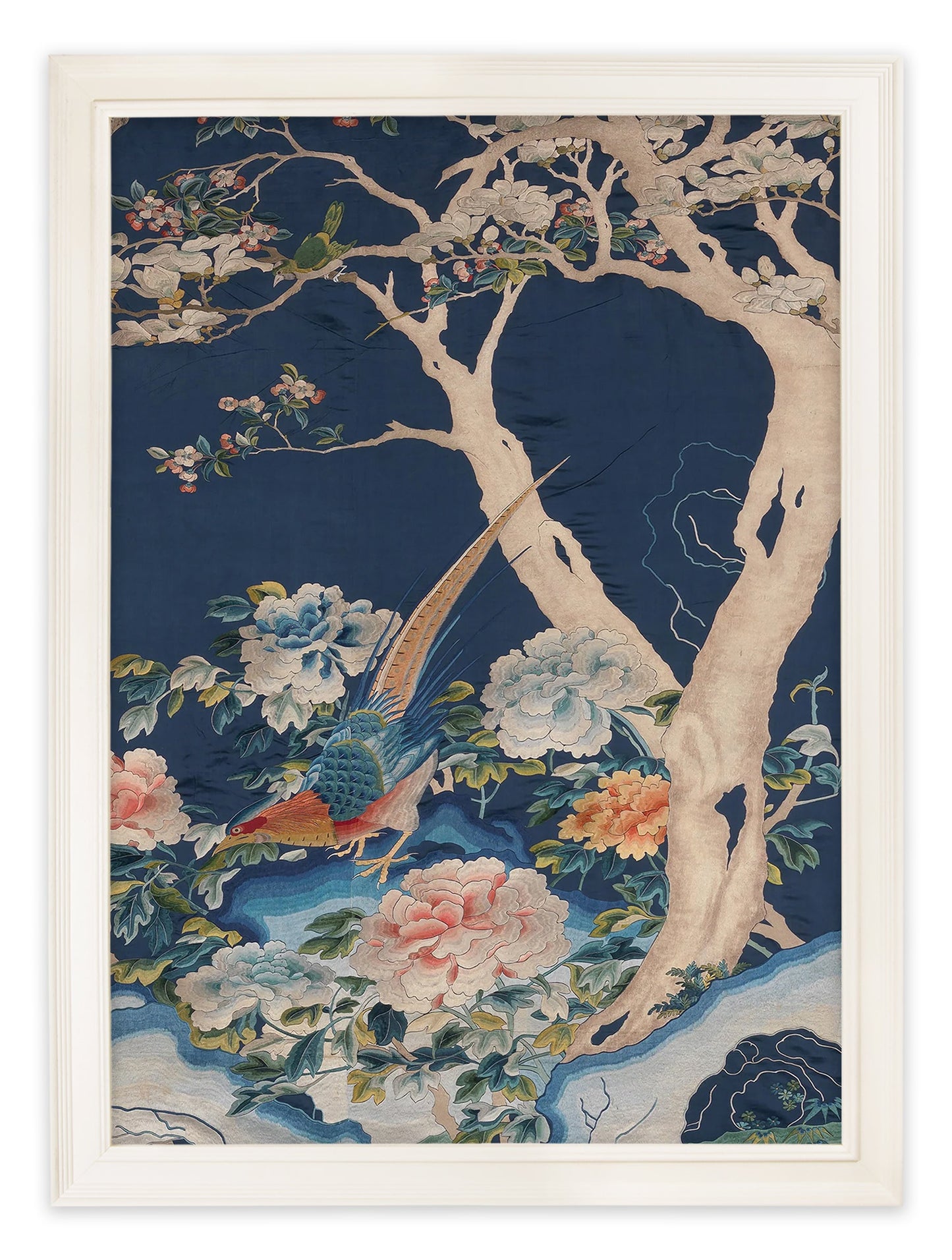 Blue Blossom Trees Set of 2 styled view – Leya Buster Interiors