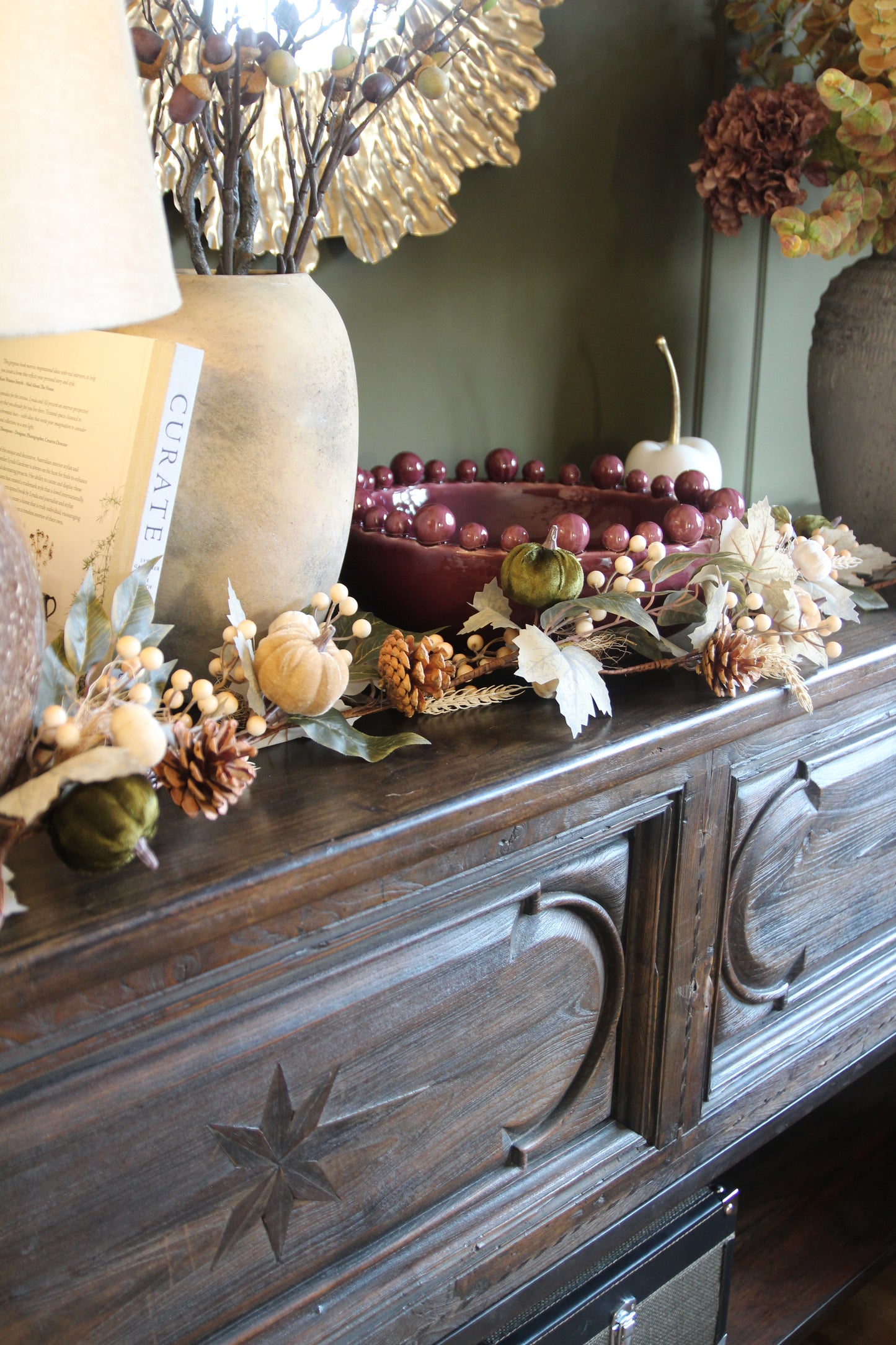 Harvest Woodland Pumpkin Garland