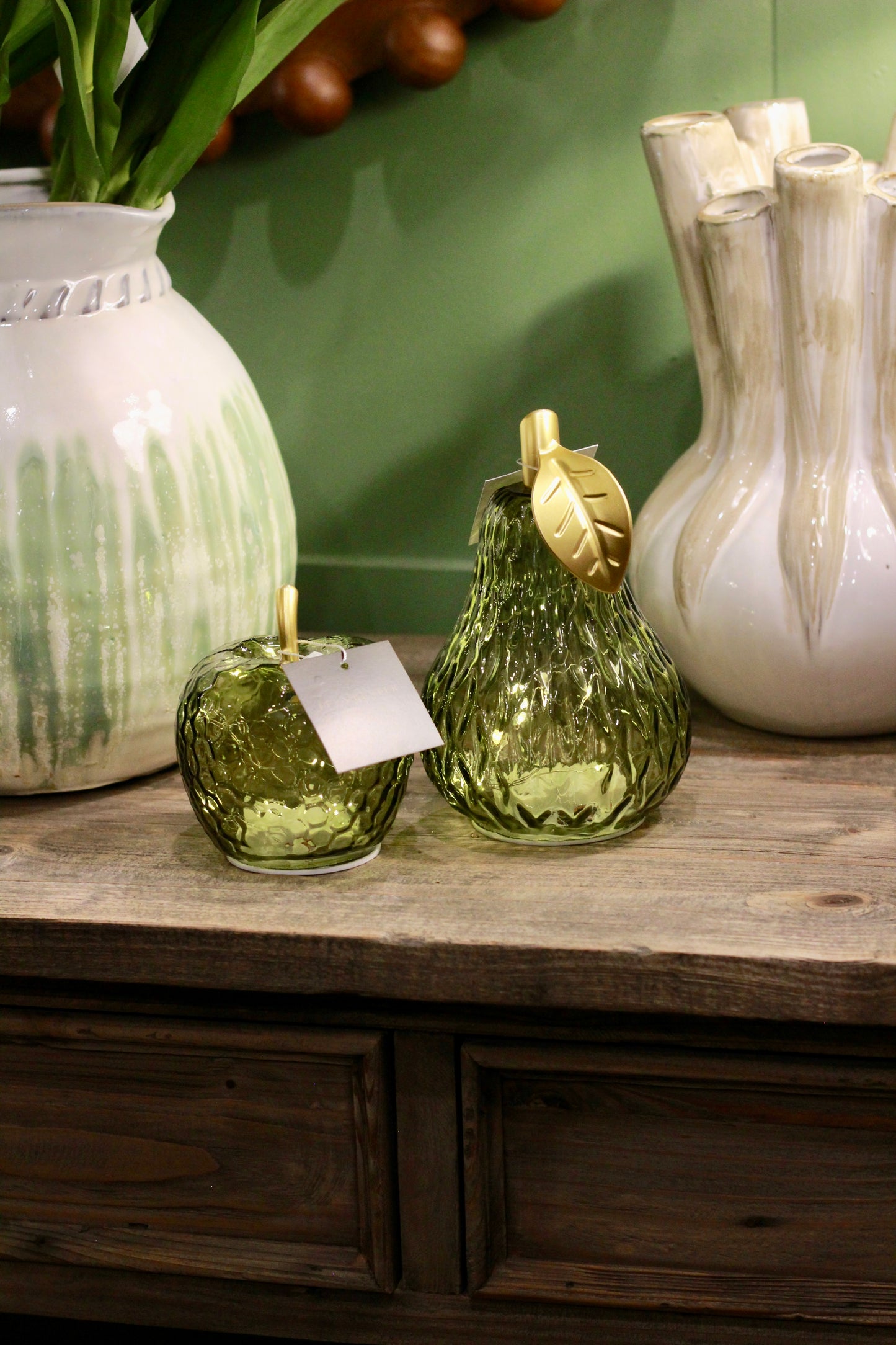 LED Glass Apple Decorative Light