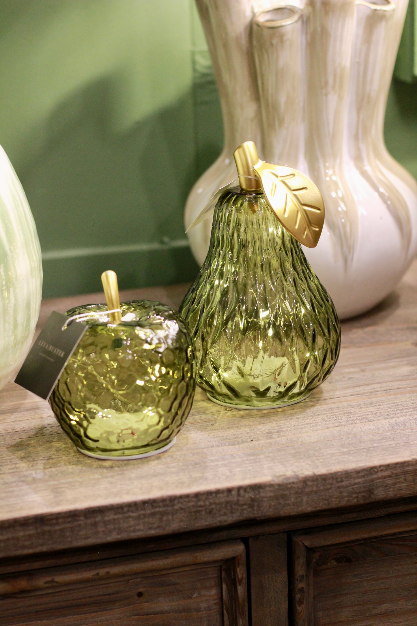 LED Glass Apple Decorative Light