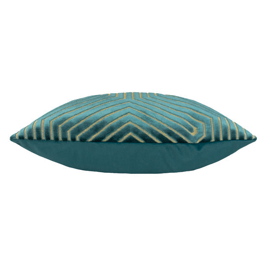 Shimmer Velvet Cushion - Teal