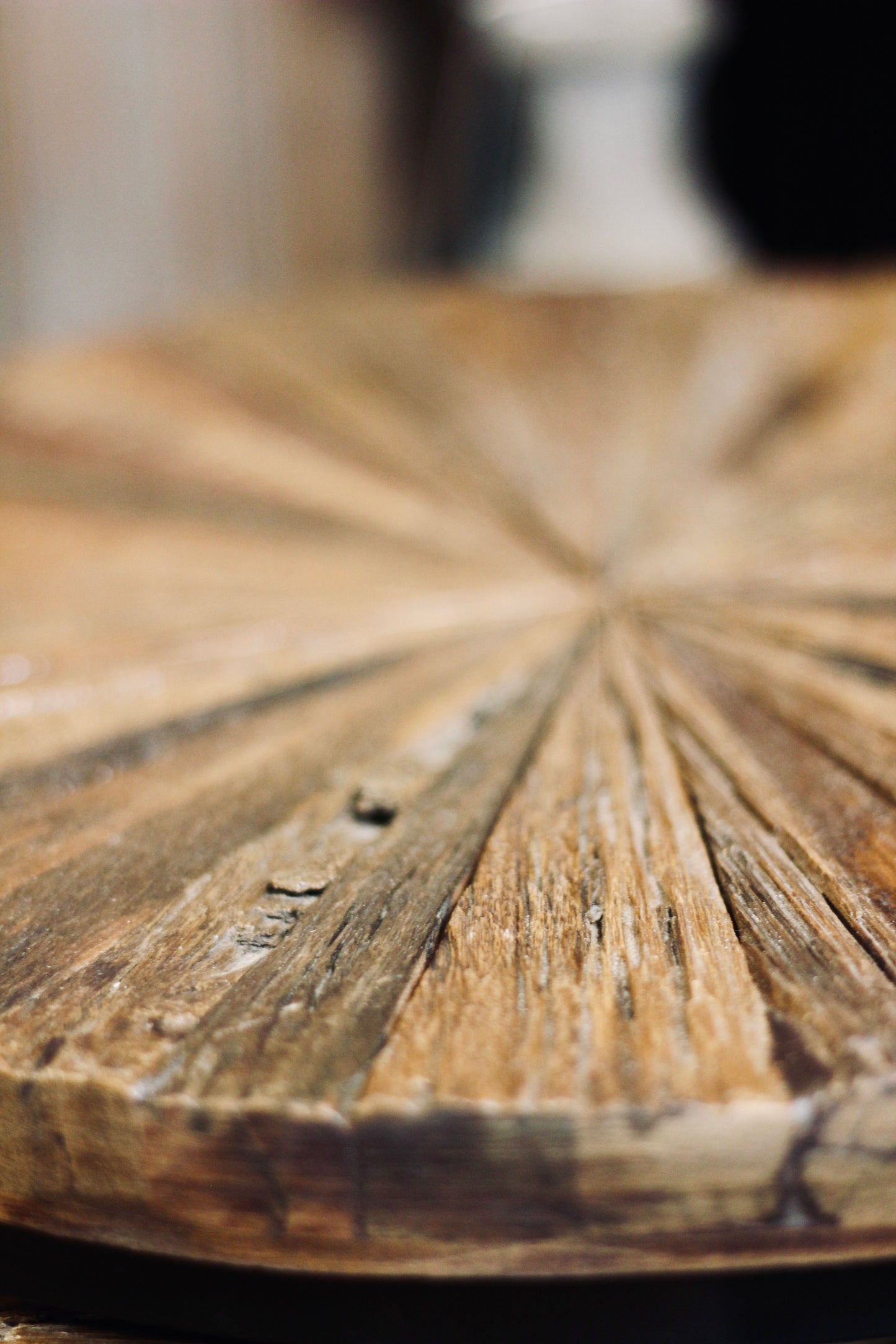 Natural Wood Nest Of 3 Tables