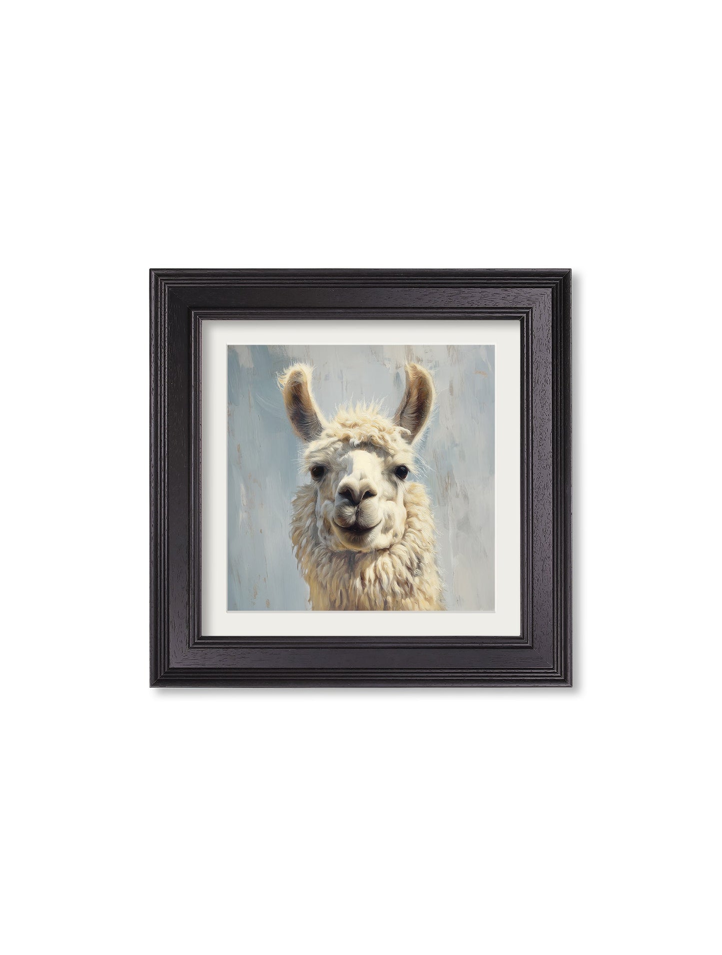 The Goofy Llama – Black Hurstwood Square Frame styled view – Leya Buster Interiors