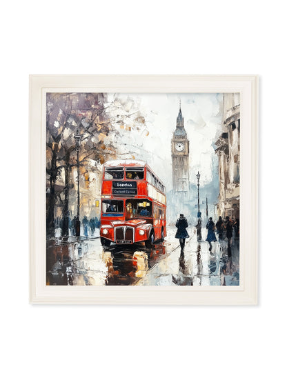 London Bus – Cream Hurstwood Square Frame detail – Leya Buster Interiors