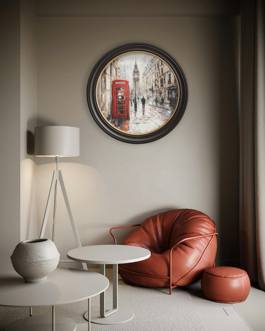 London Telephone Box - Oxford Round Frame