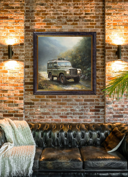 Country Track Defender Green - Oxford Square Frame
