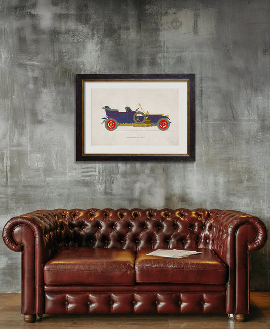 1908 ROLLS – ROYCE 40/50 – framed wall art at Leya Buster Interiors