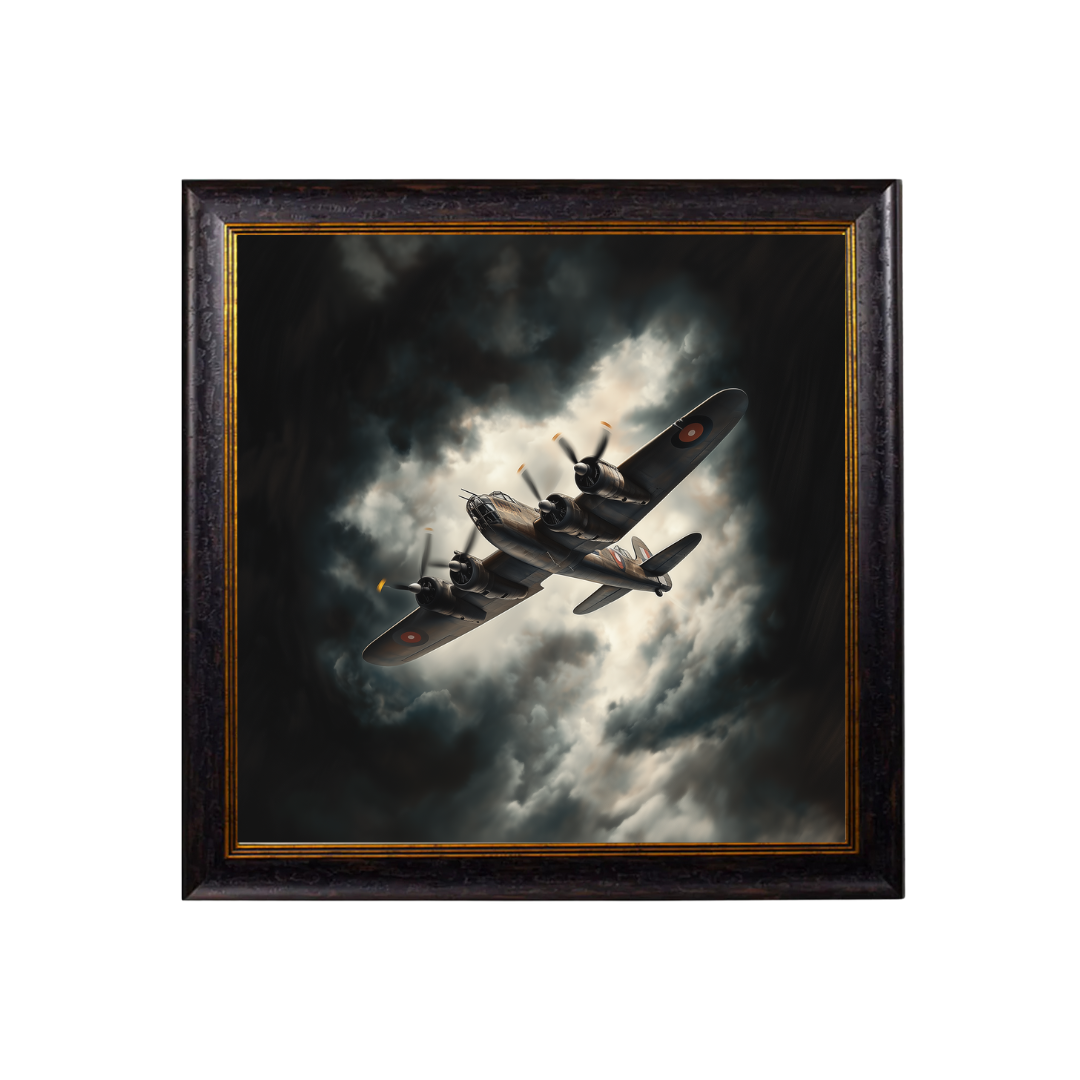 Fighter Jets Oxford Square Frame styled view – Leya Buster Interiors