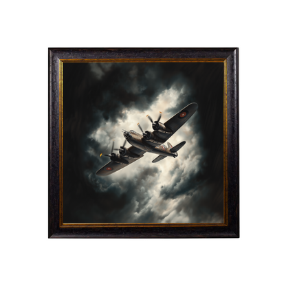 Fighter Jets Oxford Square Frame styled view – Leya Buster Interiors