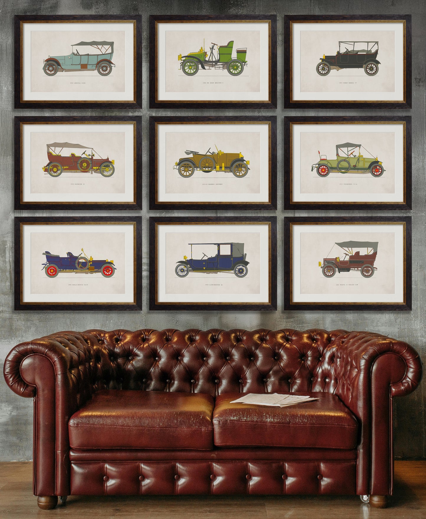 1904 DE DION BOUTON 8 styled view – Leya Buster Interiors