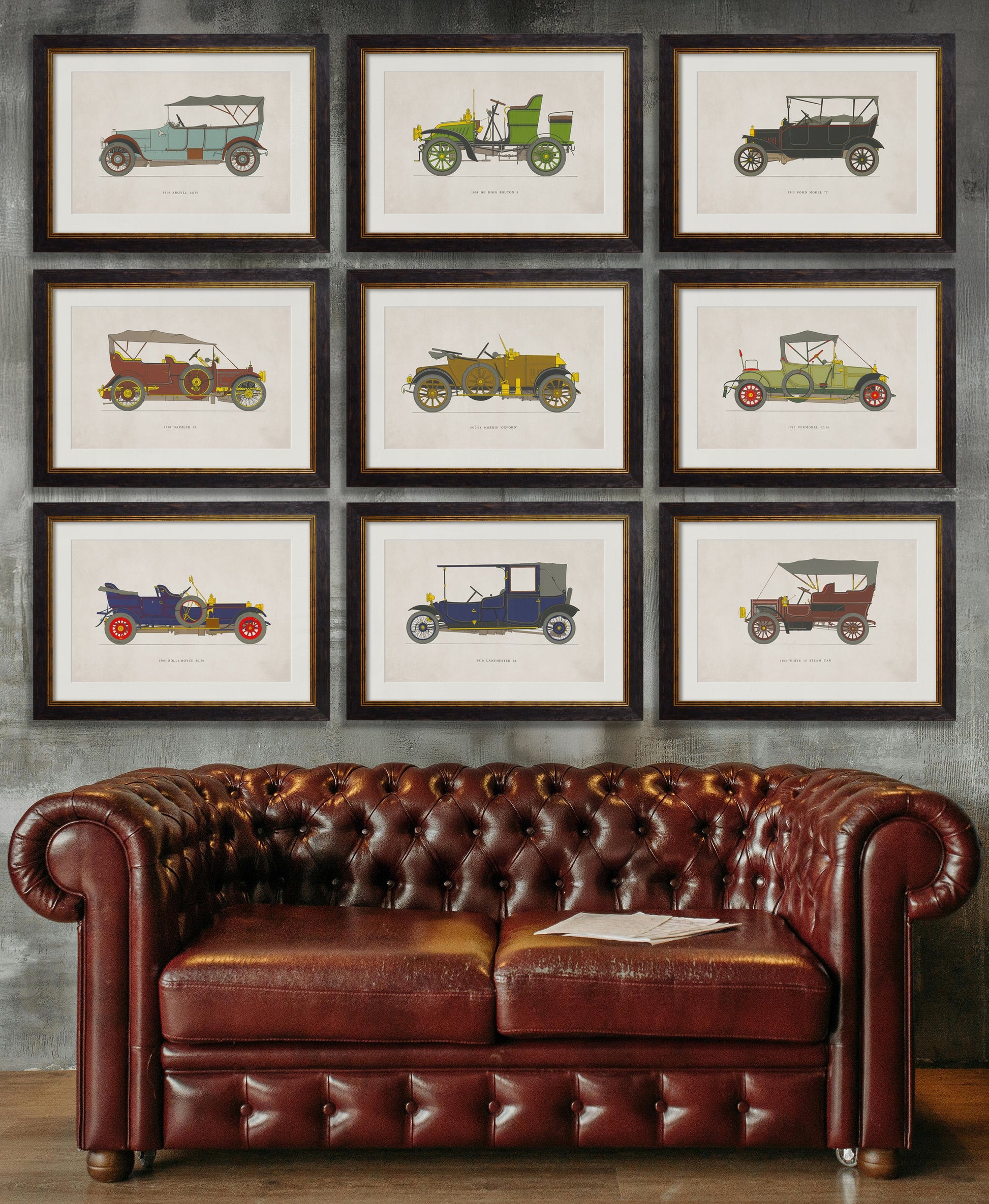 1904 DE DION BOUTON 8 styled view – Leya Buster Interiors