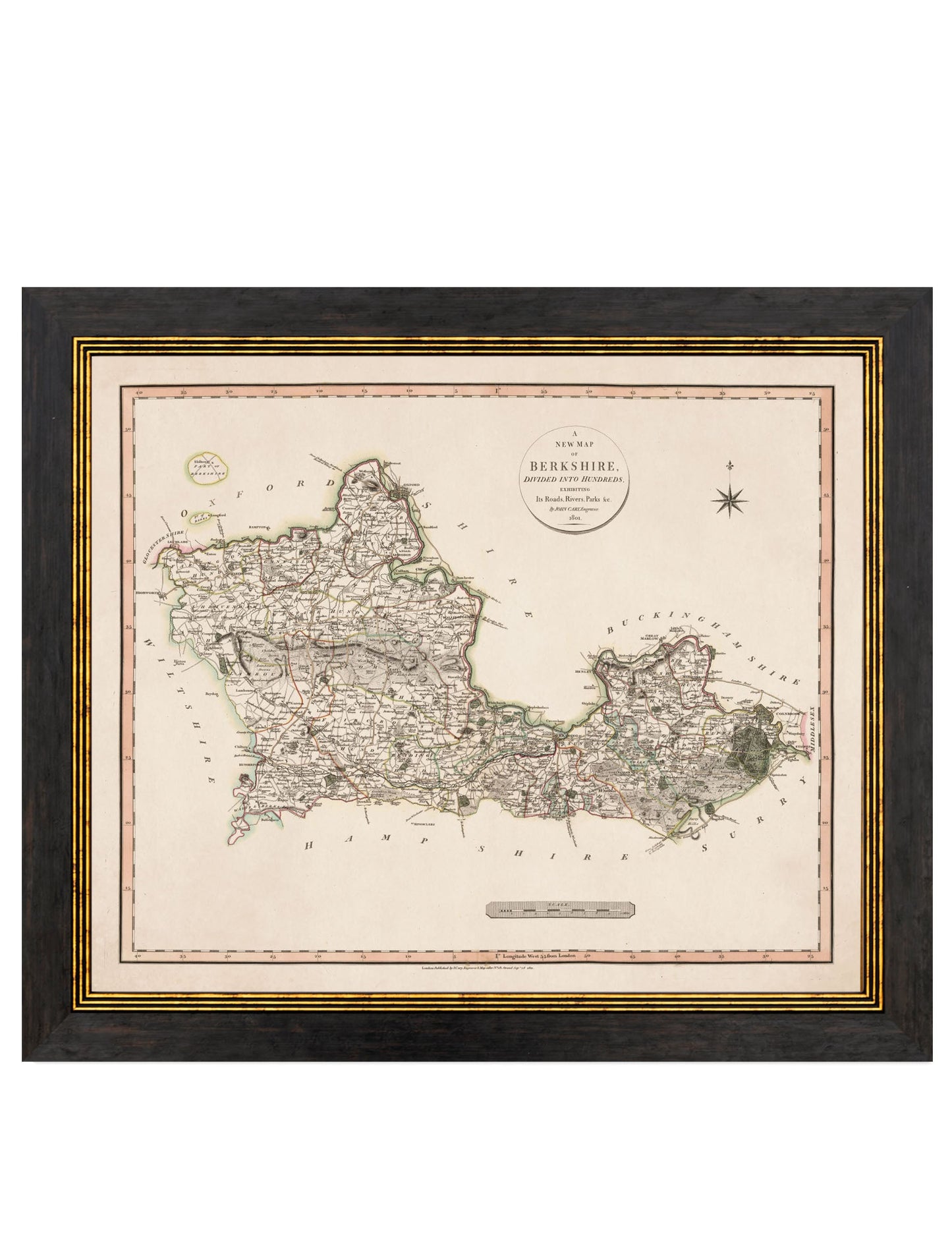 c.1806 County Maps of England detail – Leya Buster Interiors