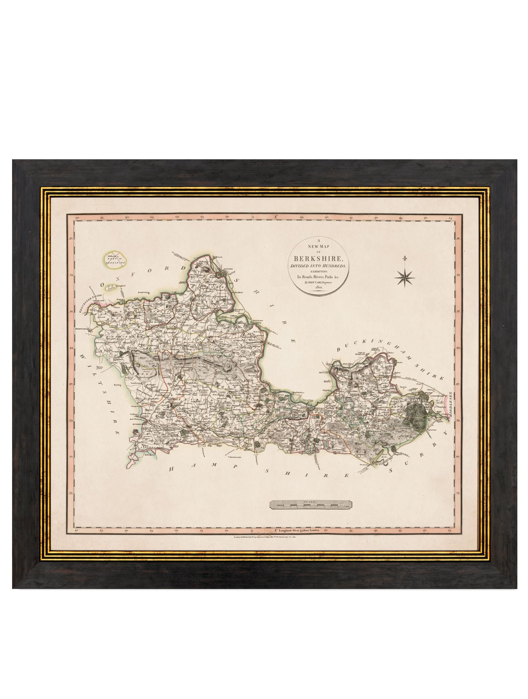 c.1806 County Maps of England detail – Leya Buster Interiors