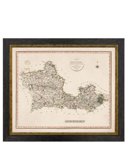 c.1806 County Maps of England detail – Leya Buster Interiors