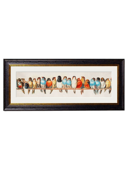 Birds on a Wire Panorama by Hector Giacomelli detail – Leya Buster Interiors