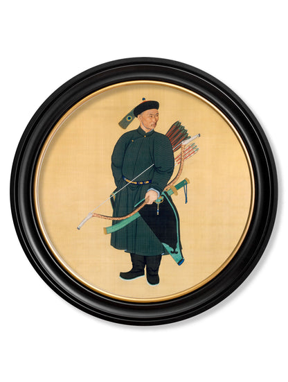 c.1760 Portrait of the Imperial Bodyguard – Round detail – Leya Buster Interiors
