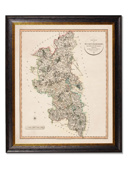 c.1806 County Maps of England styled view – Leya Buster Interiors