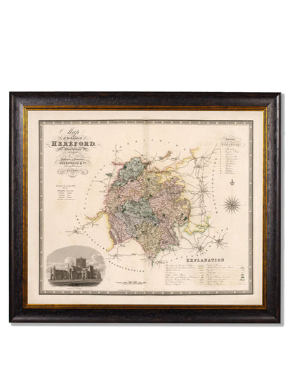 c.1830 County Maps of England styled view – Leya Buster Interiors