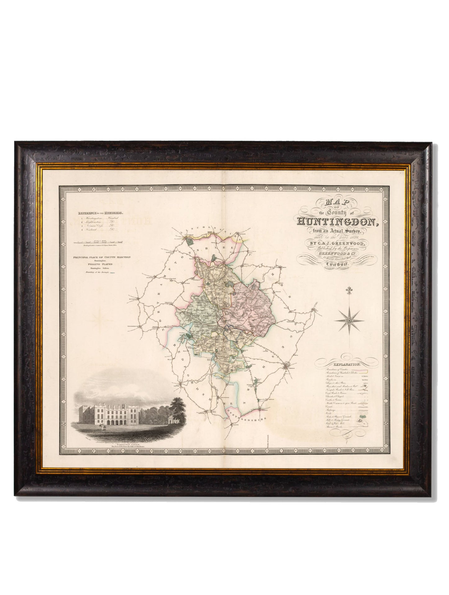 c.1830 County Maps of England styled view – Leya Buster Interiors
