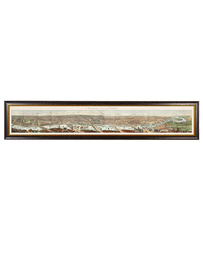 c.1845 Panoramic View of London and the River Thames detail – Leya Buster Interiors