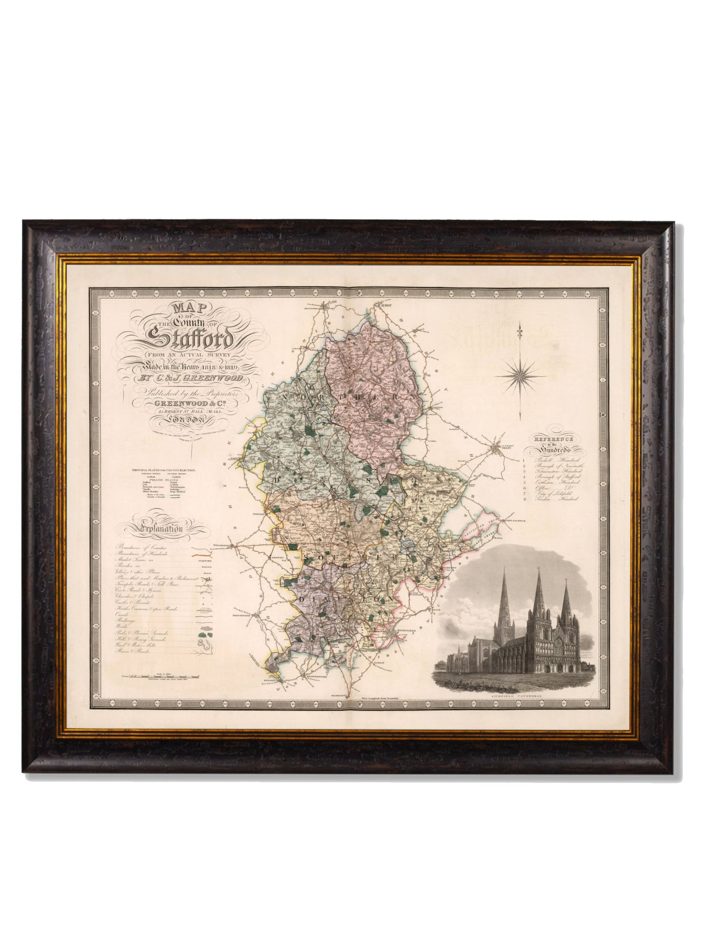 c.1830 County Maps of England styled view – Leya Buster Interiors