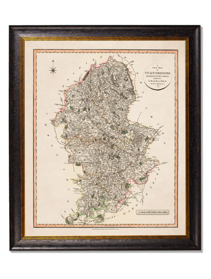 c.1806 County Maps of England styled view – Leya Buster Interiors