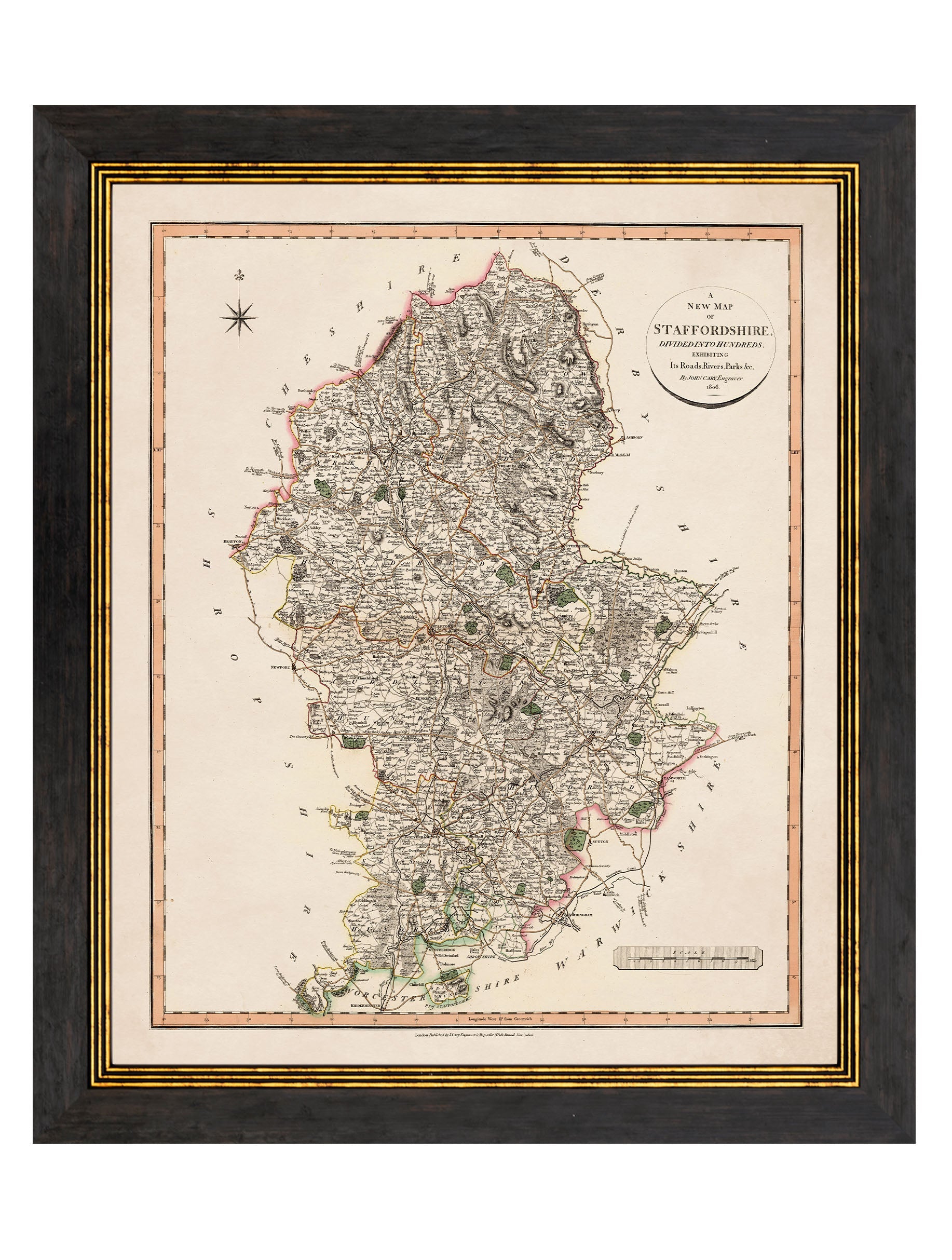 c.1806 County Maps of England styled view – Leya Buster Interiors