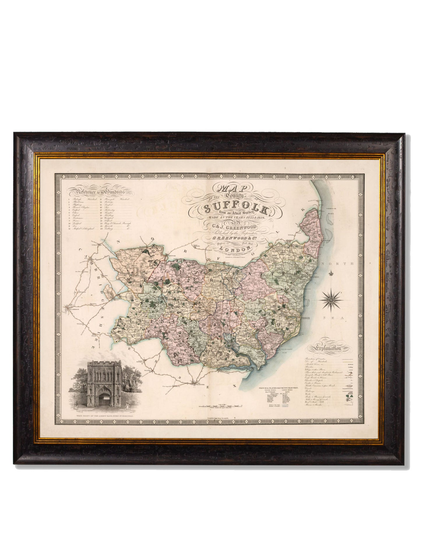 c.1830 County Maps of England styled view – Leya Buster Interiors