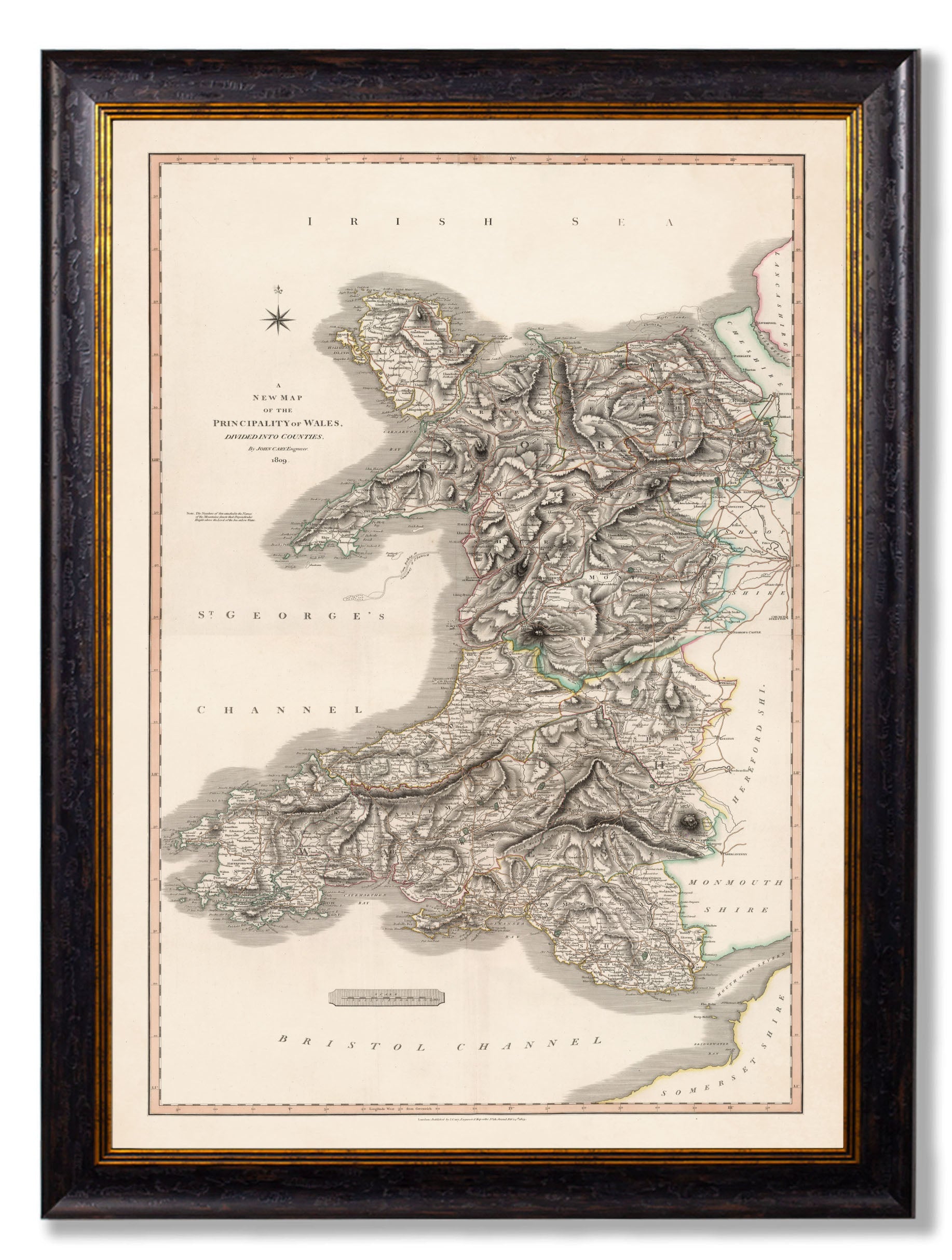 c.1809 Map of Wales detail – Leya Buster Interiors