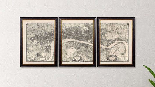 c.1746 London Triptych Map