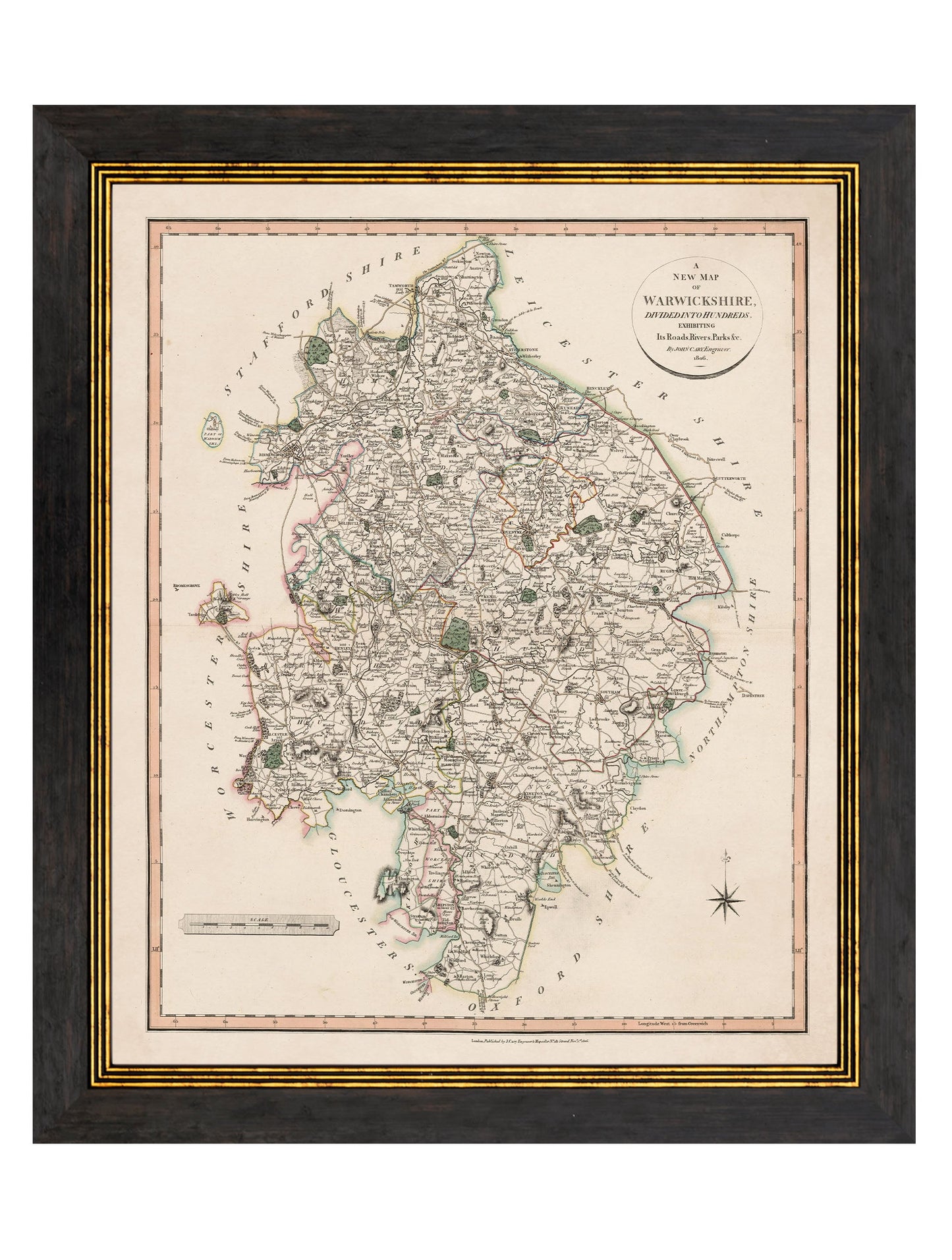 c.1806 County Maps of England styled view – Leya Buster Interiors