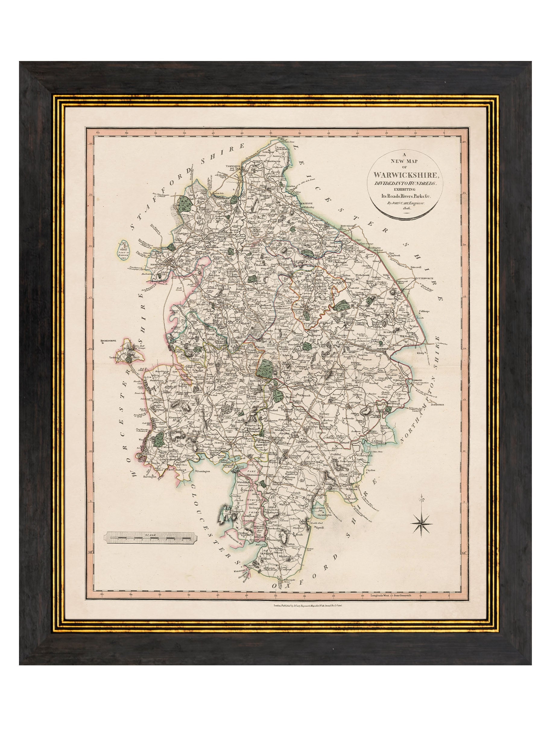 c.1806 County Maps of England styled view – Leya Buster Interiors