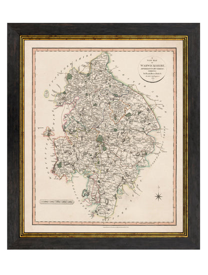 c.1806 County Maps of England styled view – Leya Buster Interiors