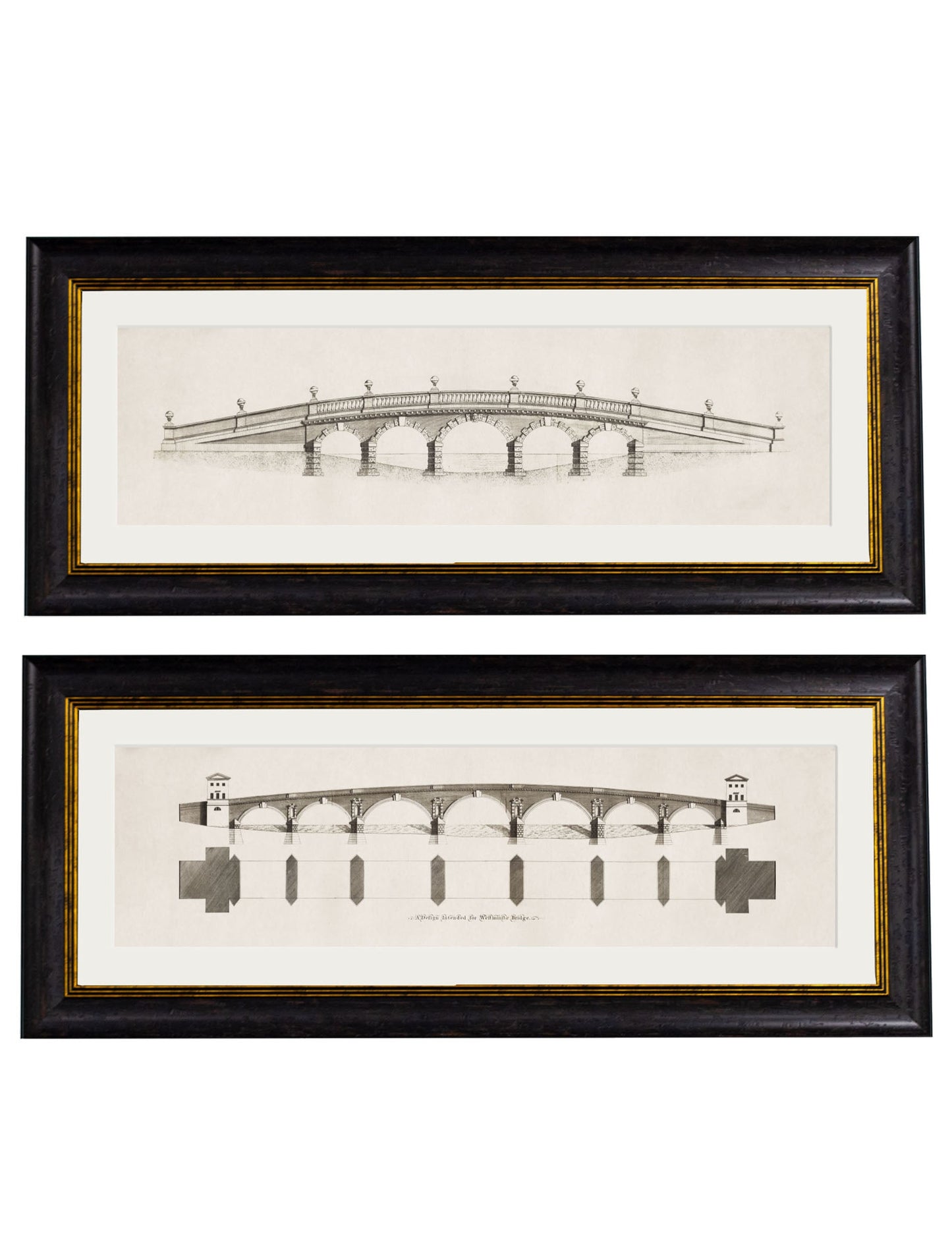 c.1756 Architectural Elevations of Bridges detail – Leya Buster Interiors