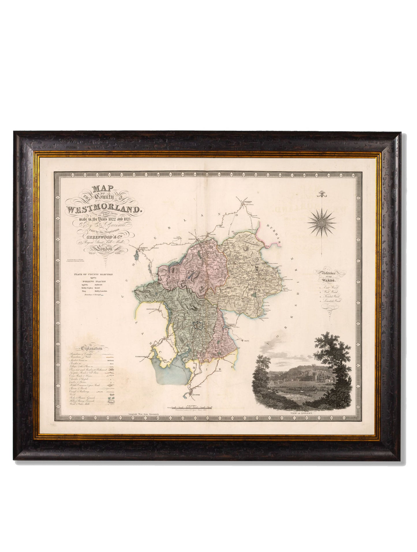 c.1830 County Maps of England styled view – Leya Buster Interiors