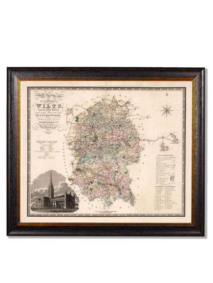 c.1830 County Maps of England styled view – Leya Buster Interiors