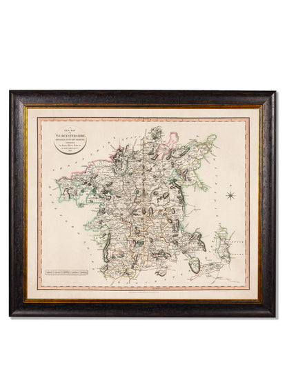 c.1806 County Maps of England styled view – Leya Buster Interiors
