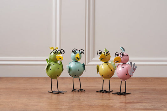 Funky Hand Painted Chicks