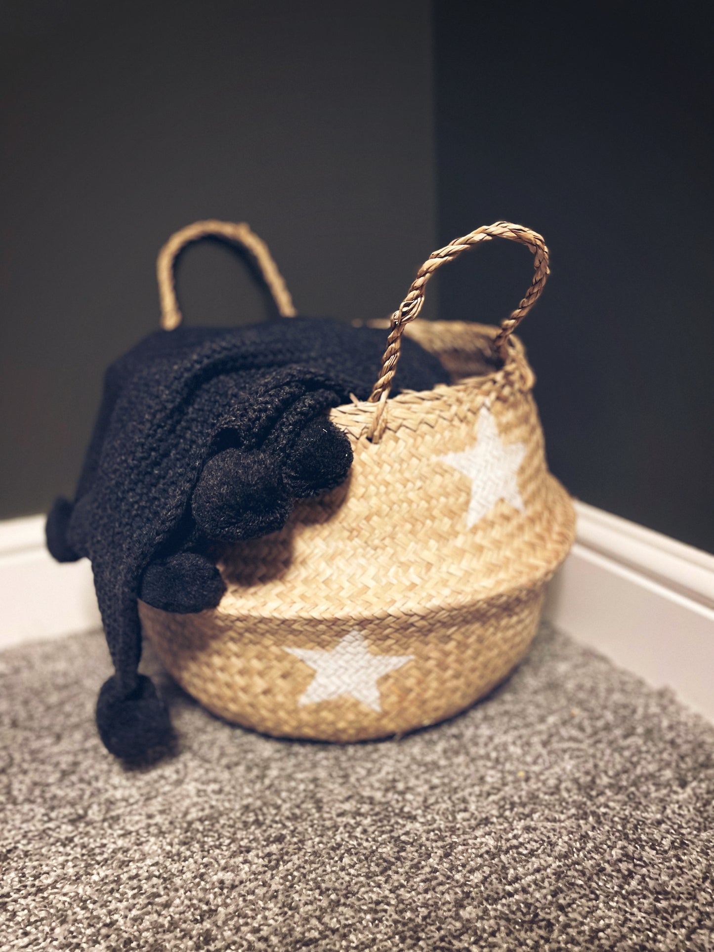 White Star Sea Grass Basket